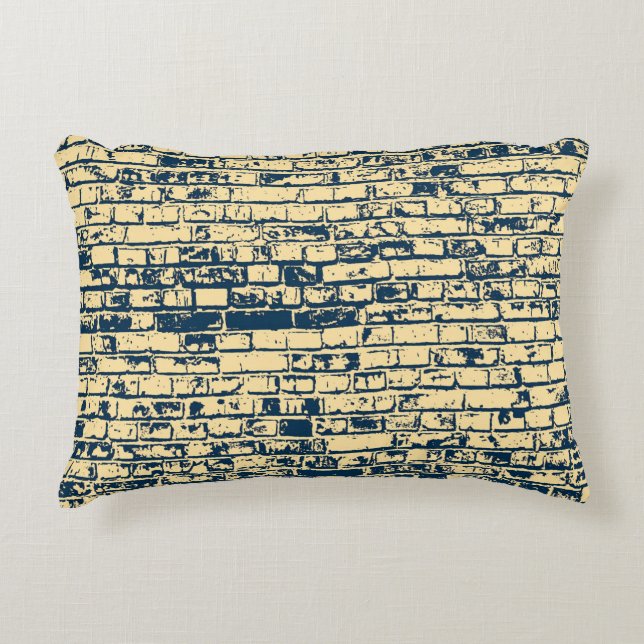 Texture of a brick wall. Elegant wallpaper design. Dekokissen (Vorderseite)