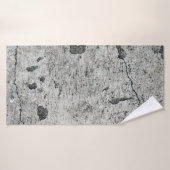Texture of an old cracked concrete wall. Backgroun Badehandtuch (Badehandtuch)