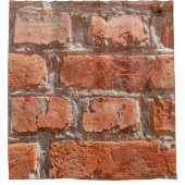 Texture of old weathered brick. Background of old  Duschvorhang (Vorderseite)