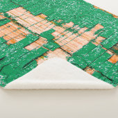 Texture of old wooden fence with shabby paint. Gre Sherpadecke (3/4)