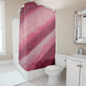 texture of the knitted fabric with an abstract pat duschvorhang (Beispiel)