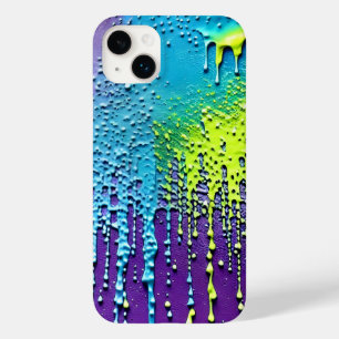 Texture Paint Neon Lila Green Blue Confetti Case-Mate iPhone 14 Plus Hülle