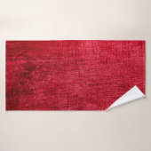 Texture red fabricabstract,background,canvas,close badehandtuch (Badehandtuch)