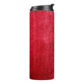 Texture red fabricabstract,background,canvas,close thermosbecher (Nach links gedreht)