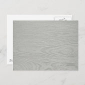TEXTURE-TEMPEL AUS WEISHOLZLICHT, GRAU, HOLZ POSTKARTE (Vorne/Hinten)
