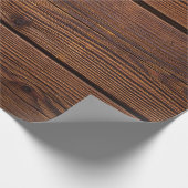 Texture wood grain weathered washed geschenkpapier (Ecke)