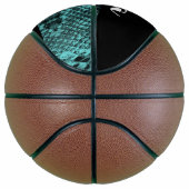 Textured blue snake skin basketball (Rechts)