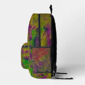 "Textured Florals" (Print Cut Sew Bag) Backpack Bedruckter Rucksack (Rechts)