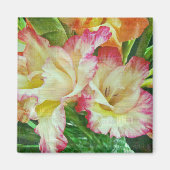 Textured Gladiola Magnet (Vorne)