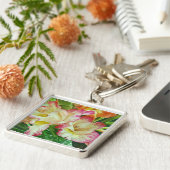 Textured Gladiola Schlüsselanhänger (Seite)