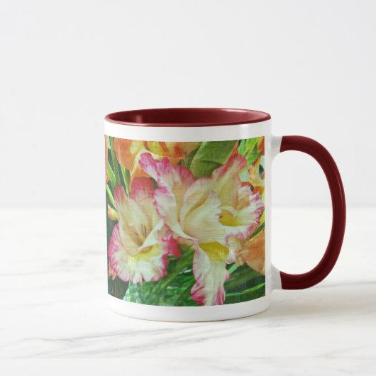 Textured Gladiola Tasse (Rechts)