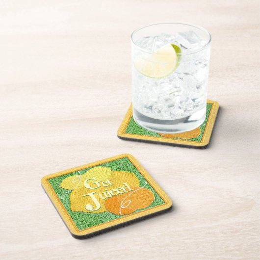 Textured Graphics Fruit Untersetzer (orange) (Rechte Seite)