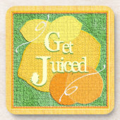 Textured Graphics Fruit Untersetzer (orange) (Vorderseite)