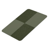 Textured Grid Moss Green Magnet - Anpassbar (Linke Seite)