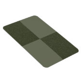 Textured Grid Moss Green Magnet - Anpassbar (Rechte Seite)