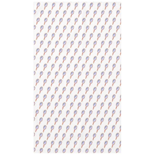 Textured Hand gezeichnet Bridal Mirror Tischdecke (Vorderseite)