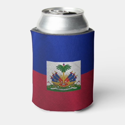 Textured Hatian Flag Dosenkühler (Kanne Rückseite)
