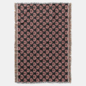 Textured Heart Flamingo Liebe Decke (Vorderseite Vertikal)