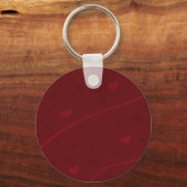 Textured Heart Keychain Schlüsselanhänger (Vorderseite)