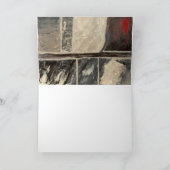 Textured Marble Vielen Dank Dankeskarte (Innenseite)