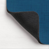 Textured Marine Dark Blue Mousepad (Ecke)