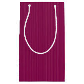 Textured Maroon Elegance Kleine Geschenktüte (Vorderseite)