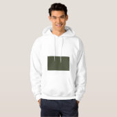 Textured Moss Green Box Hoodie - Anpassbar (Vorne ganz)