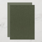 Textured Moss Green Flat Program - Anpassbar Programm (Vorne/Hinten)