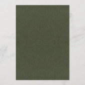 Textured Moss Green Flat Program - Anpassbar Programm (Vorderseite)