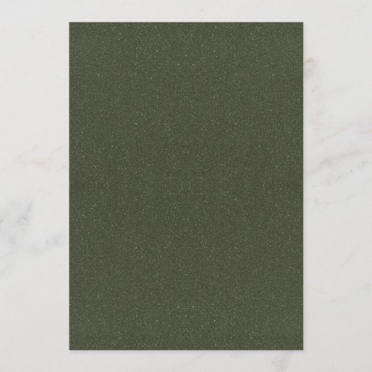 Textured Moss Green Flat Program - Anpassbar Programm (Vorderseite)