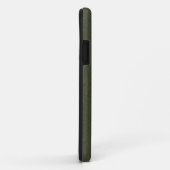 Textured Moss Green iPhone 11 Case - Anpassbar (Hinten/Rechts)