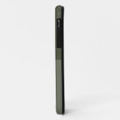 Textured Moss Green iPhone 11 Case - Split Design (Hinten/Links)
