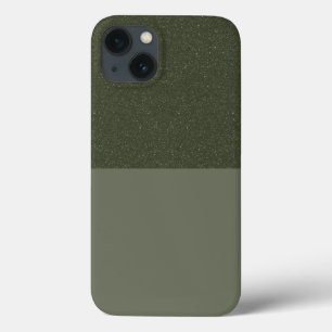 Textured Moss Green iPhone 13 Case - Anpassbar
