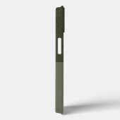 Textured Moss Green iPhone 13 Case - Anpassbar (Rückseite / Rechts)