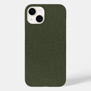 Textured Moss Green iPhone 14 Case - Anpassbar