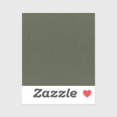 Textured Moss Green Sticker - Anpassbar (Blatt)