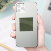 Textured Moss Green Sticker - Anpassbar (Telefon)