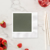 Textured Moss Grünbuch Napkin - Anpassbar Serviette (Beispiel)