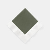 Textured Moss Grünbuch Napkin - Anpassbar Serviette (Ecke)