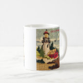 TEXTURED NEEDLEPOINT LIGHTHOS FRIEDLICHE SAASKAP KAFFEETASSE (VorderseiteRechts)