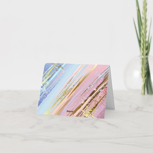 Textured Pink Background Ankündigung (Rückseite)