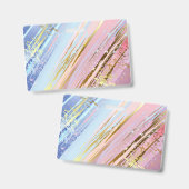 Textured Pink Background Ausweis (Vorder- & Rückseite)