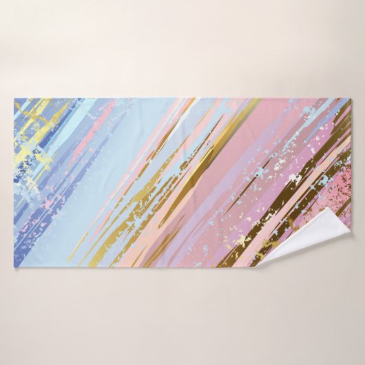 Textured Pink Background Badehandtuch (Badehandtuch)