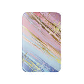 Textured Pink Background Badematte (Vorderseite Vertikal)