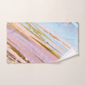 Textured Pink Background Badhandtuch Set (Handtuch)