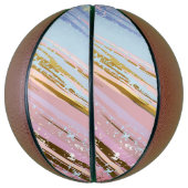 Textured Pink Background Basketball (Vertikal)