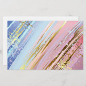 Textured Pink Background Briefpapier (Vorne/Hinten)