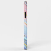 Textured Pink Background Case-Mate iPhone Hülle (Hinten/Rechts)