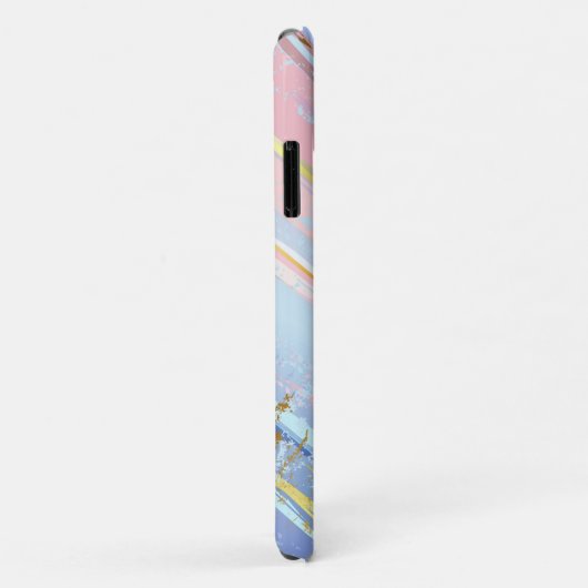 Textured Pink Background Case-Mate iPhone Hülle (Hinten/Rechts)