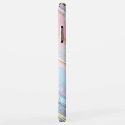 Textured Pink Background Case-Mate iPhone Hülle (Hinten/Rechts)